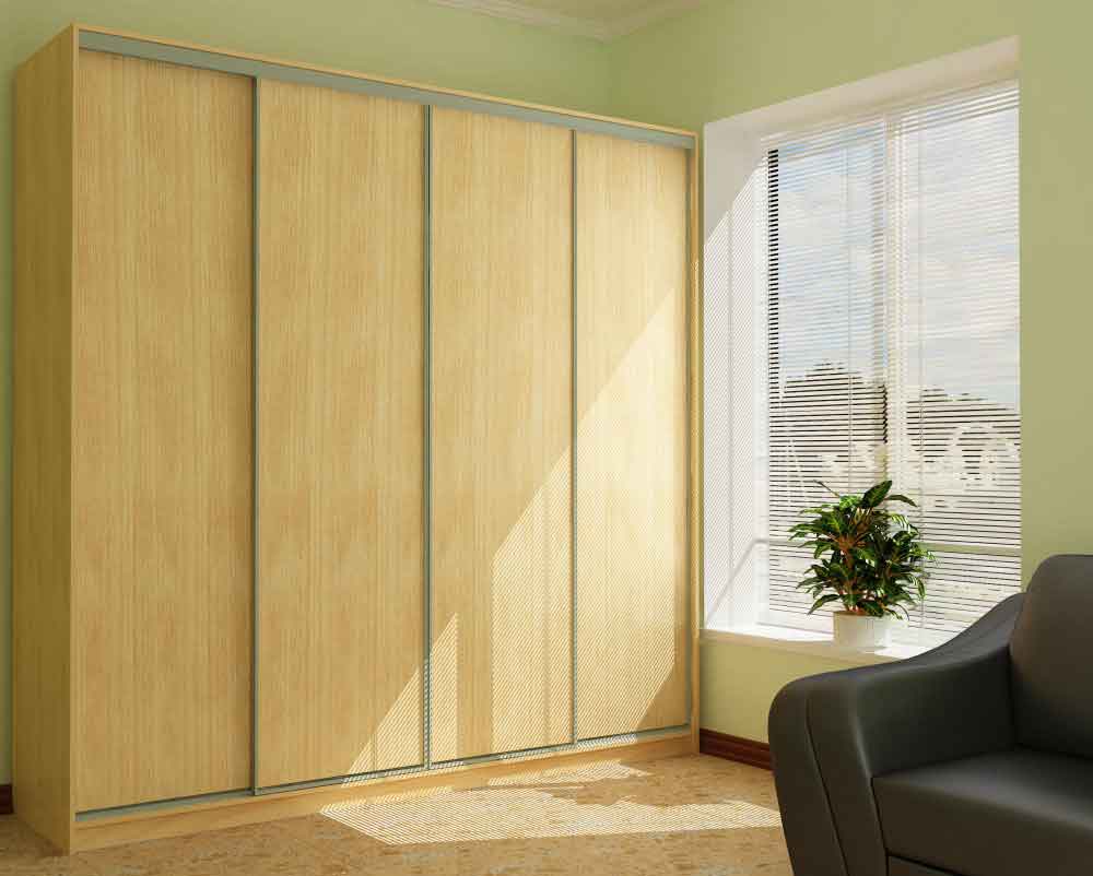 Caisse avec façade en bois aggloméré