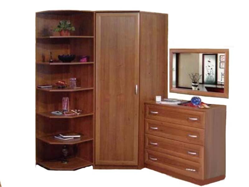 Armoire avec étagères et commode