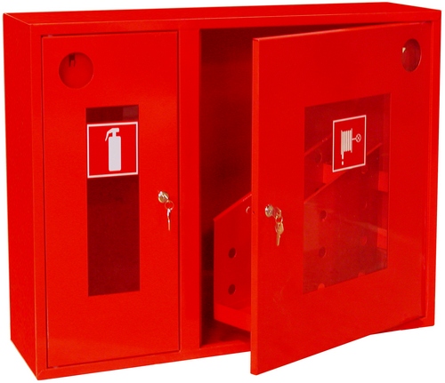 Armoire avec porte transparente