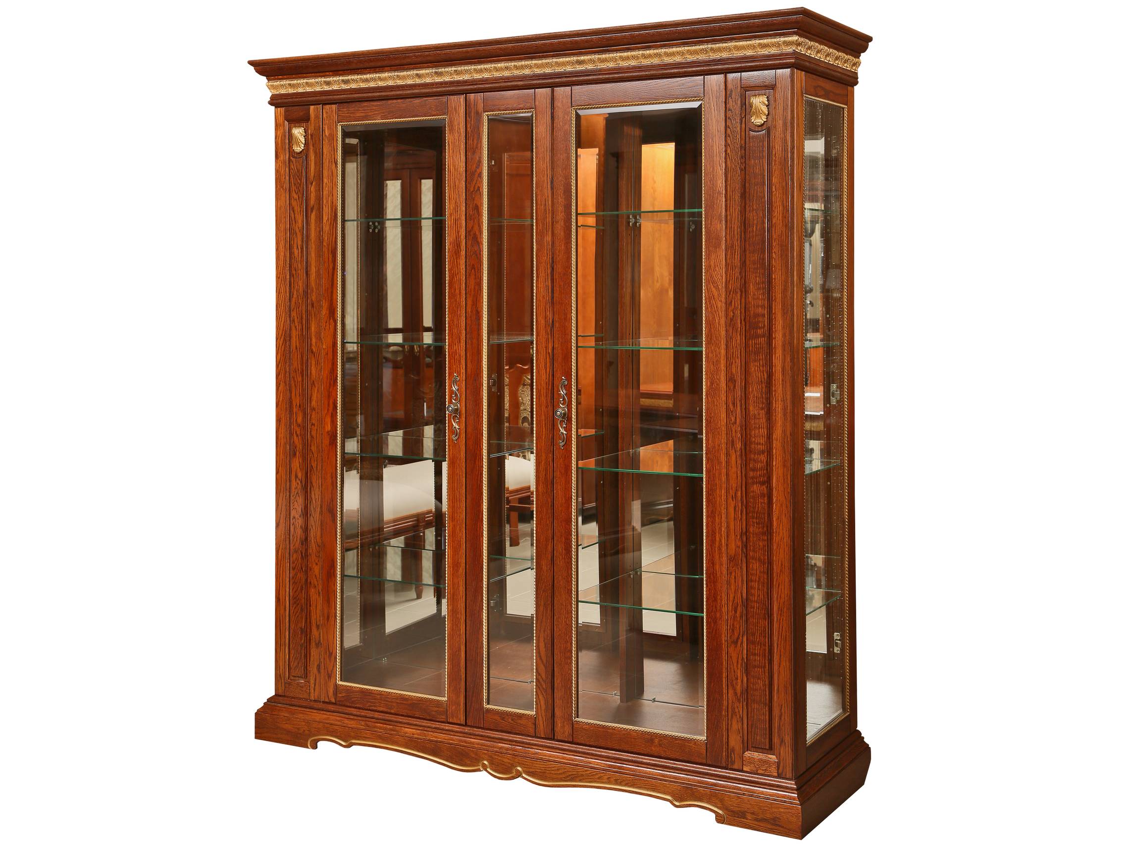 Armoire avec vitrine