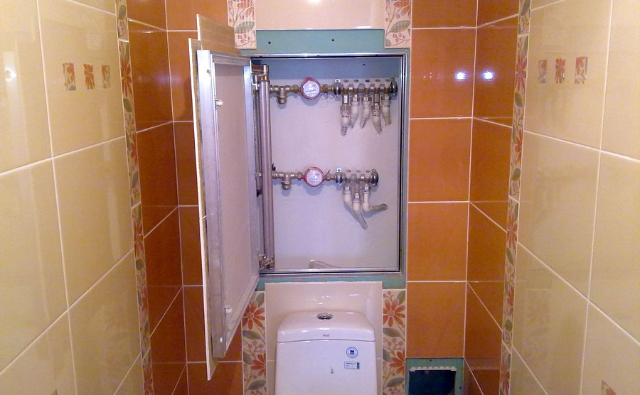 Plomberie portes de toilettes
