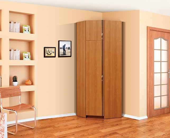 Armoire d'angle avec mezzanine