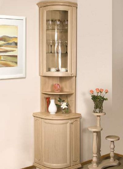 Vitrine d'angle