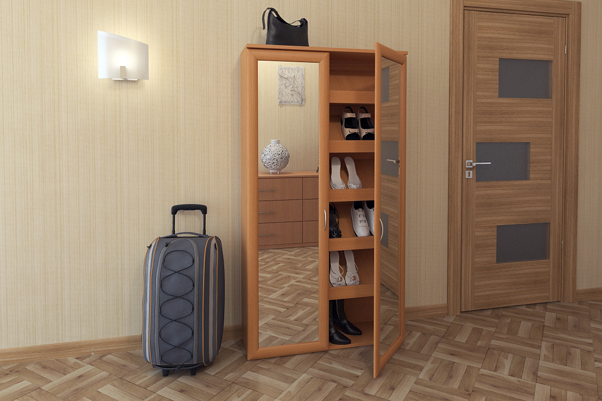 Armoire étroite en MDF