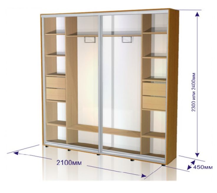 Armoire étroite dans la profondeur du couloir de 40 cm