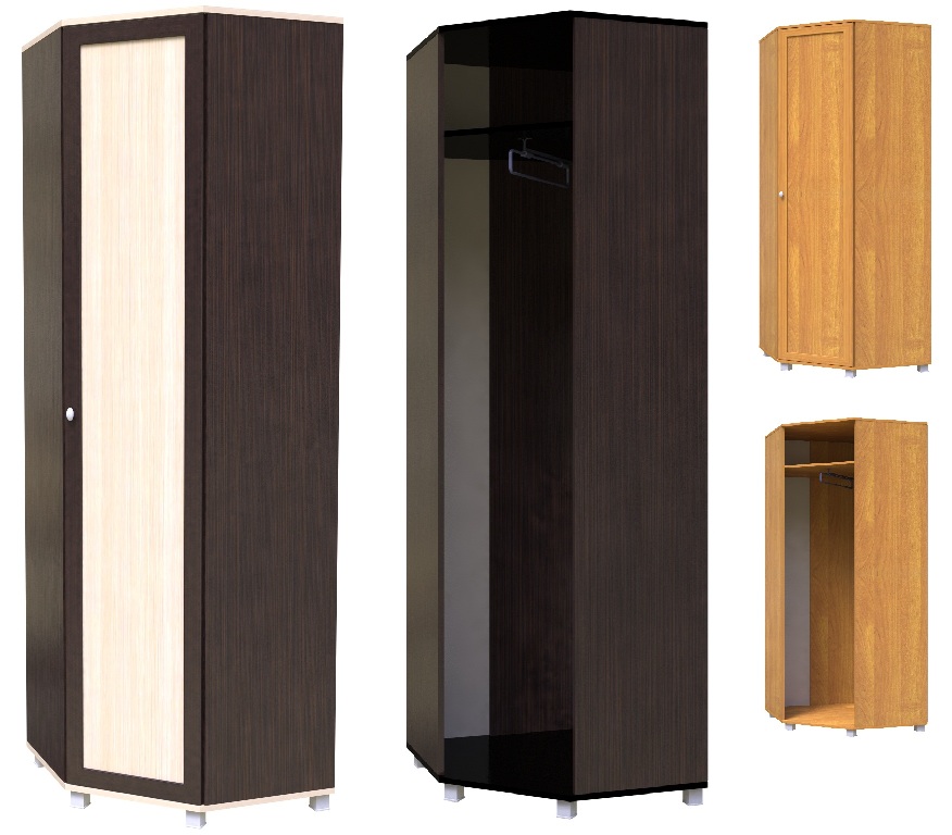 Armoire étroite sur pieds