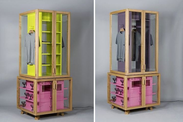 Vitrine pour vêtements