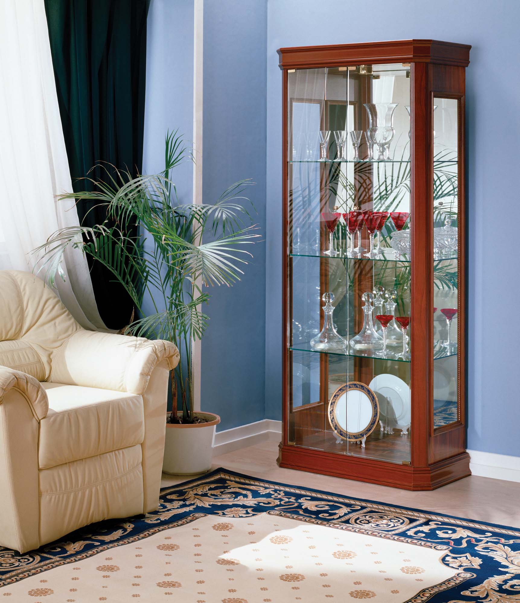 Vitrine dans le salon