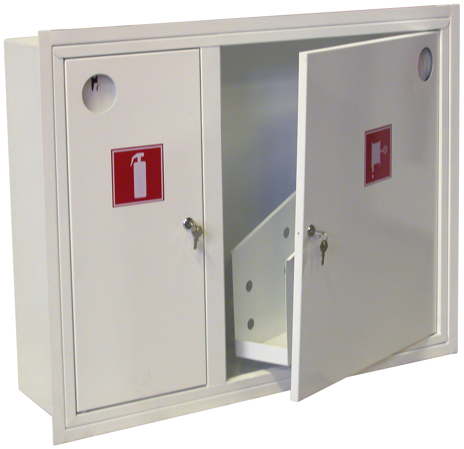 Armoire à feu encastrée