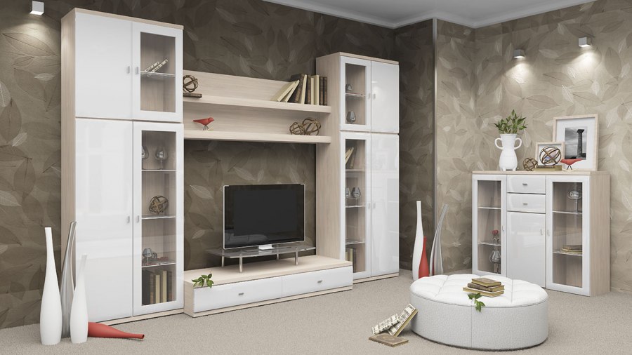 Grande armoire blanche
