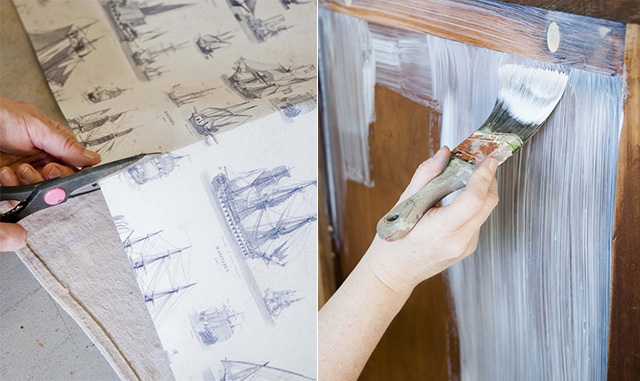Découpage DIY