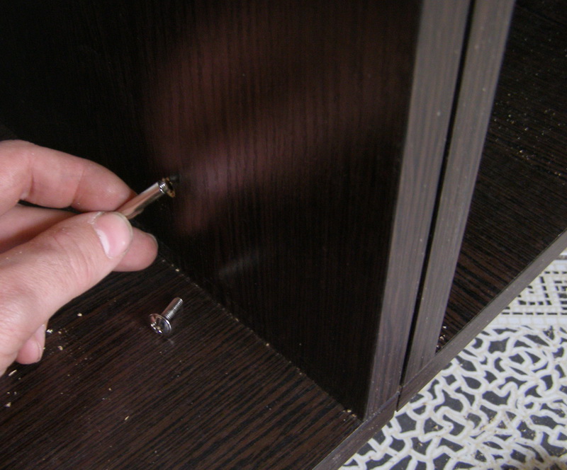 Faire des marquages sur l'armoire