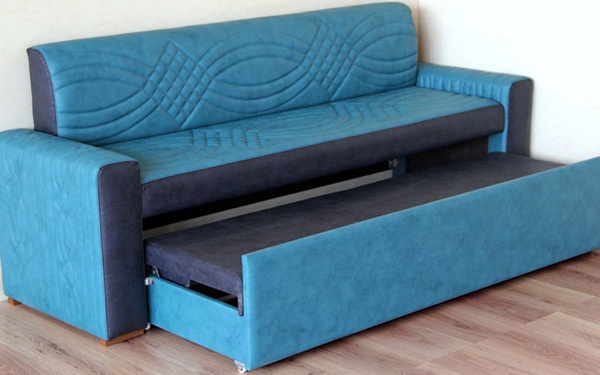 Canapé pratique bleu