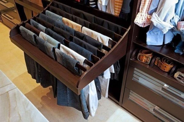 Rangement des pantalons