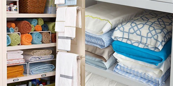 Stockage du linge de lit