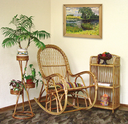 L'intérieur d'une petite pièce