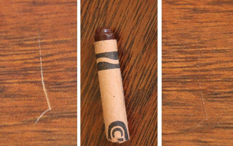 Crayon à gratter pour meubles