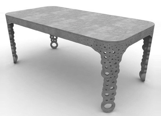 Table en béton créative