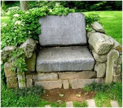 Fauteuil en pierre