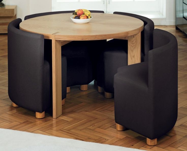 Table ronde compacte
