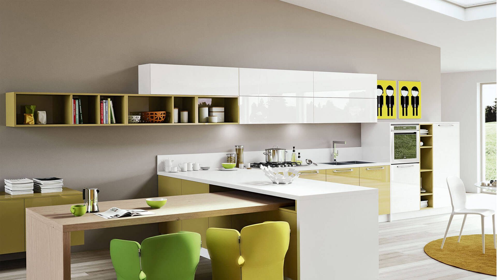 Table de cuisine multifonctionnelle