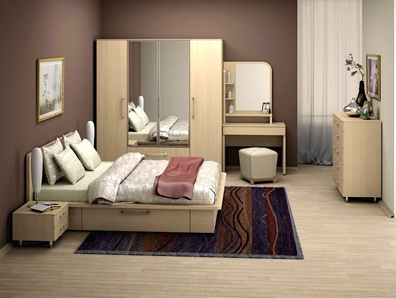 Armoire modulaire dans la chambre