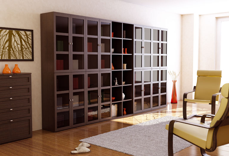 Petites étagères d'armoire