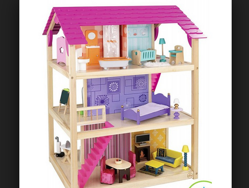 Une petite maison pour les jeux de la fille