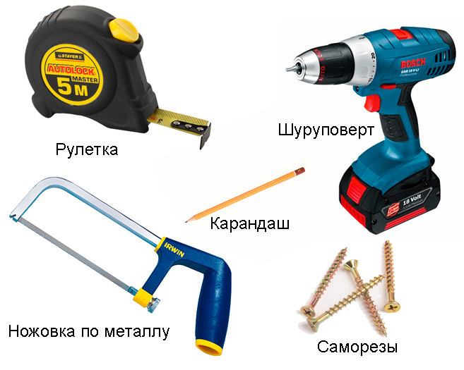 Outils de bricolage de base pour assembler un canapé