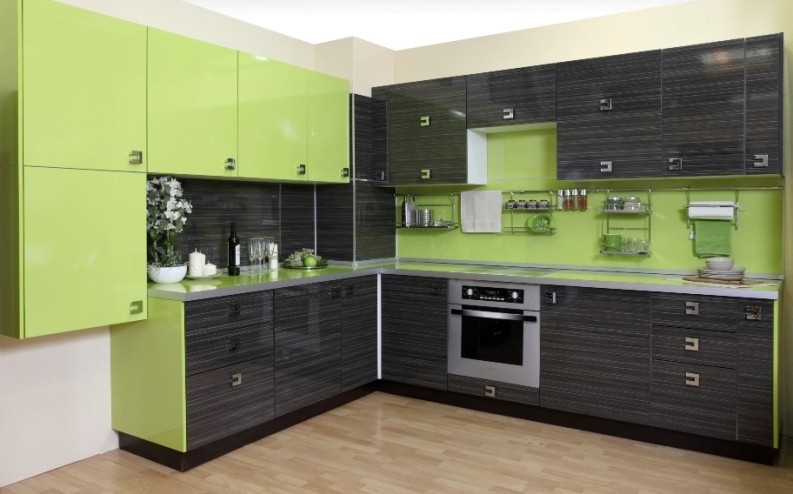 Cuisines d'angle en plastique