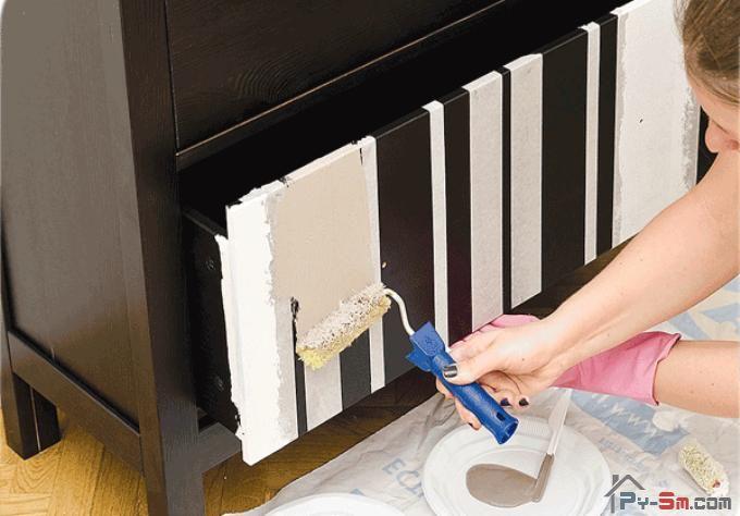 Peinture d'armoire bricolage