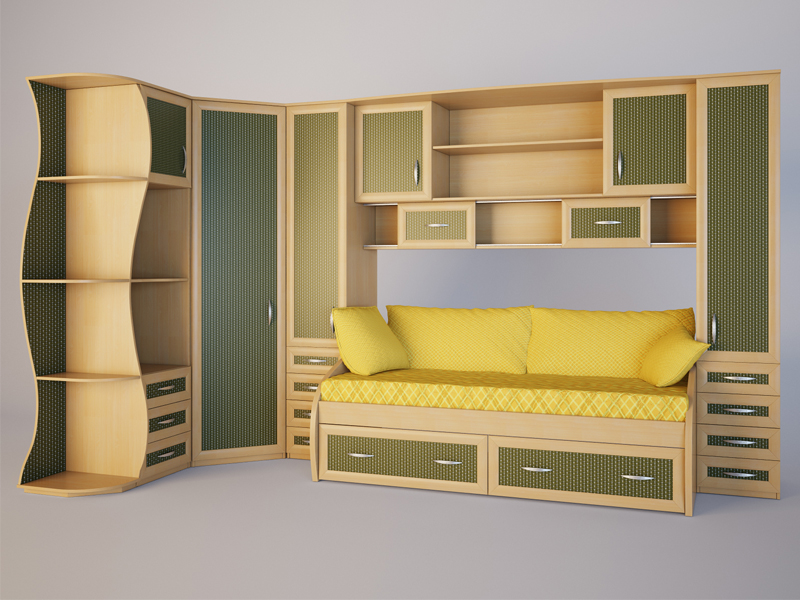 Mobilier d'angle pratique