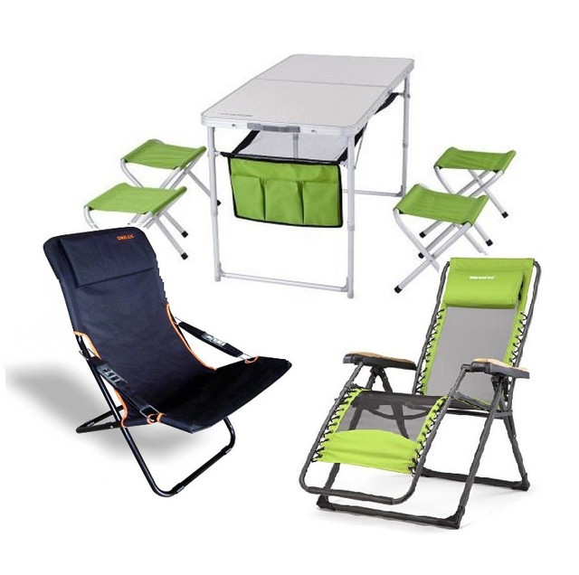 Divers meubles de camping
