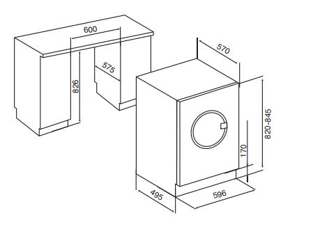 Dimensions de l'armoire