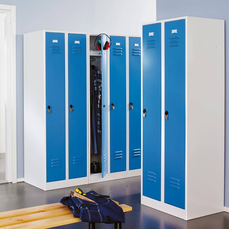 Armoire en métal à 2 sections