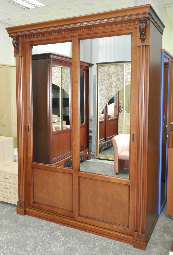 Armoire 2 battants avec miroir
