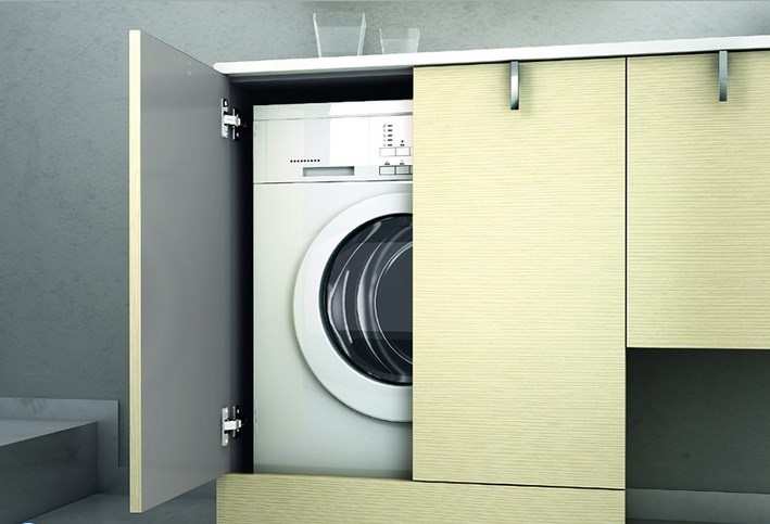 Armoire pour l'installation d'une machine à laver