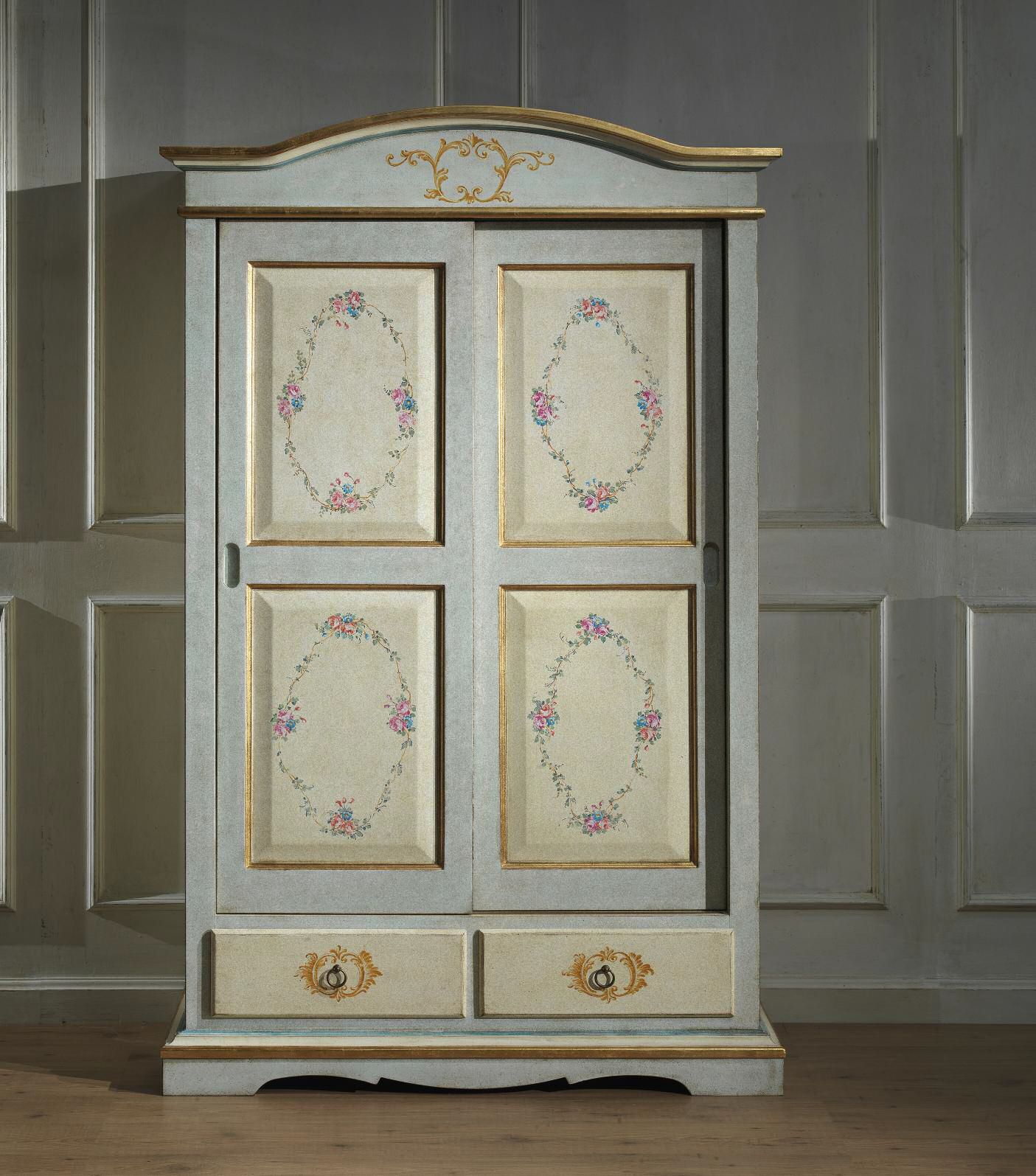 Armoire coulissante avec tiroirs