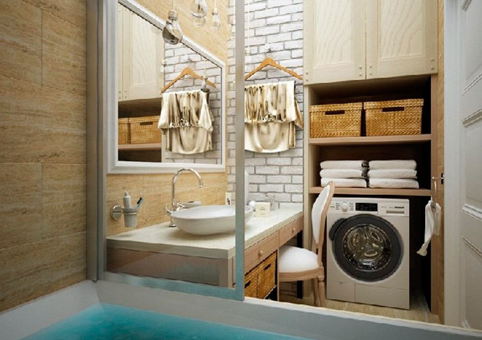 Armoire à niches pour le lin