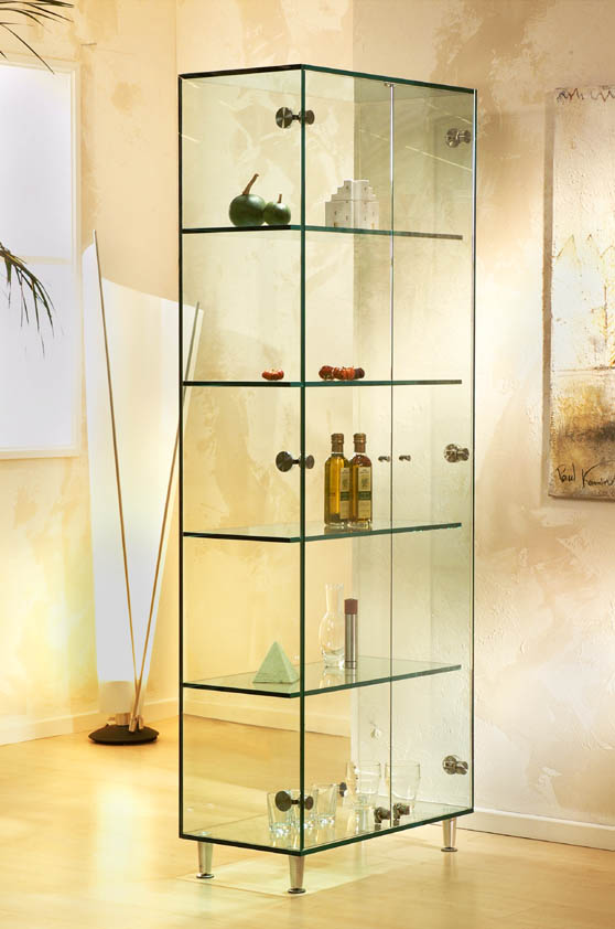 Armoire avec verre pour souvenirs