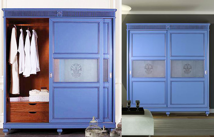 Armoire bleue