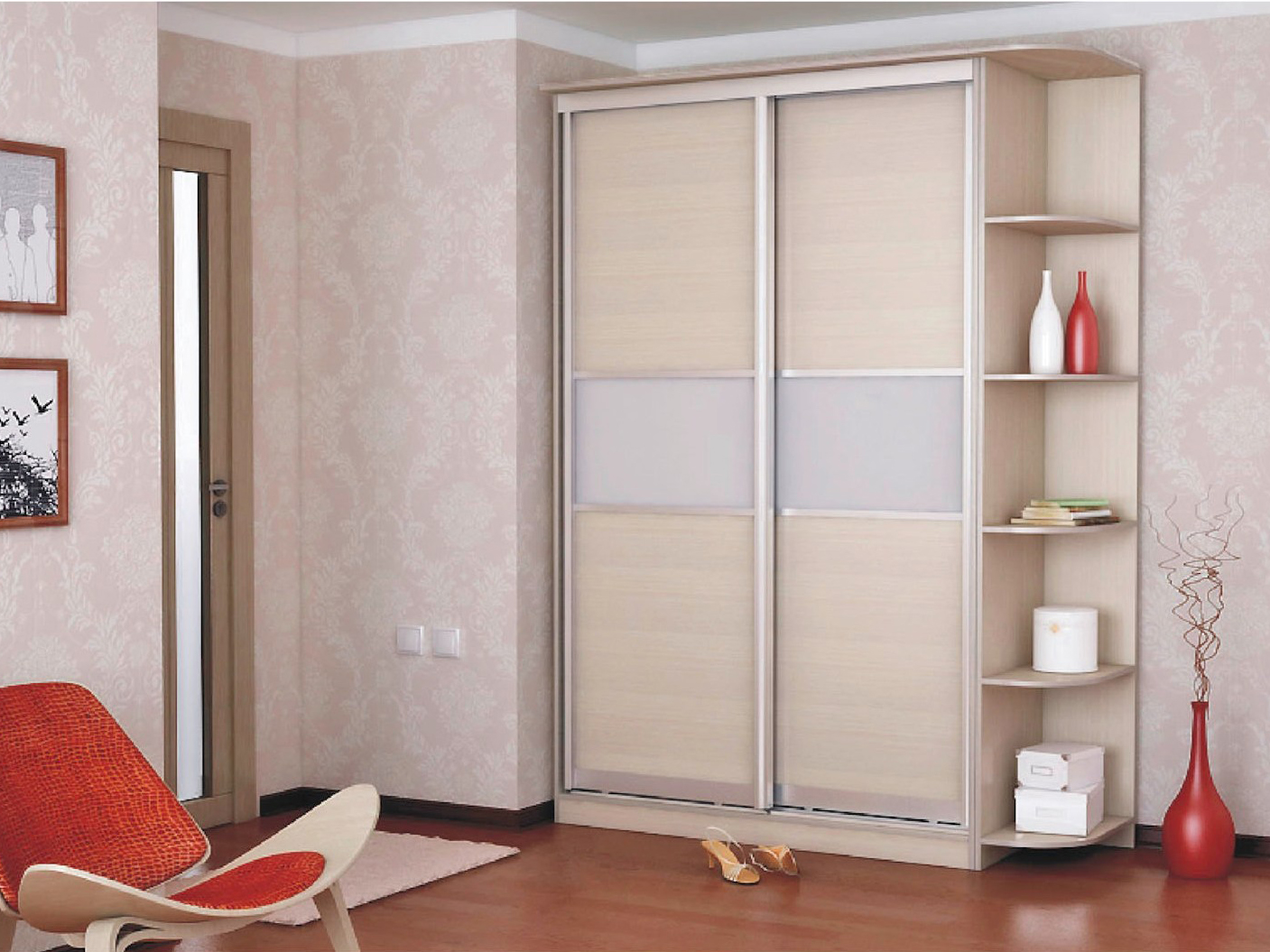 Armoire lumineuse à deux portes