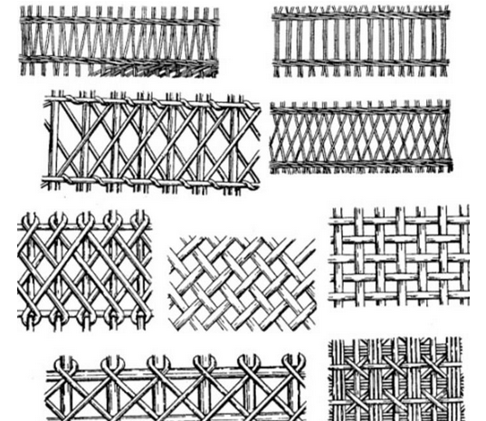 Options de tissage de meubles
