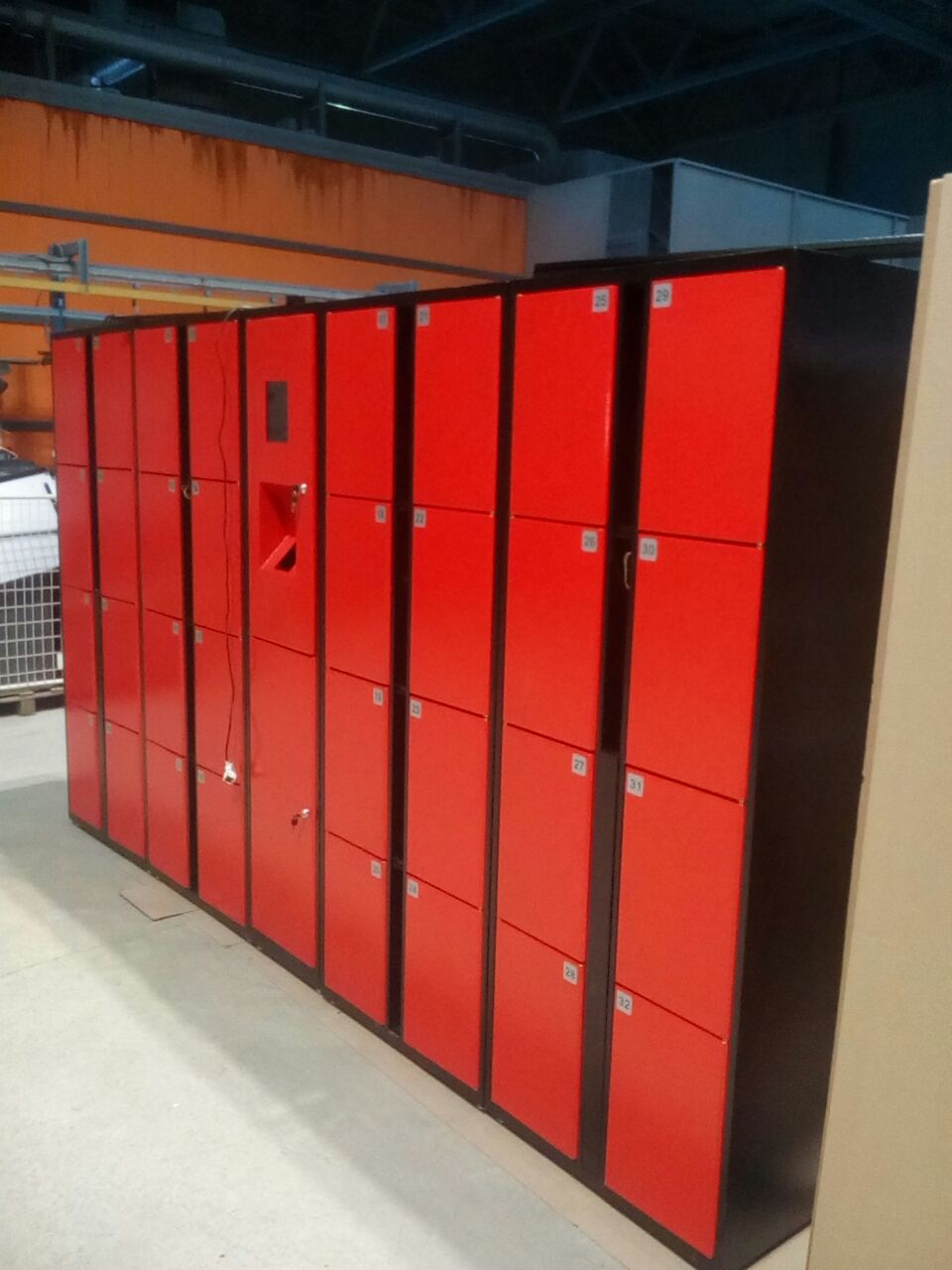 Vestiaires automatiques avec serrure électronique