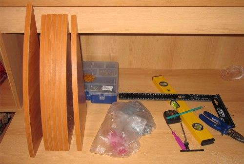 Tablettes latérales