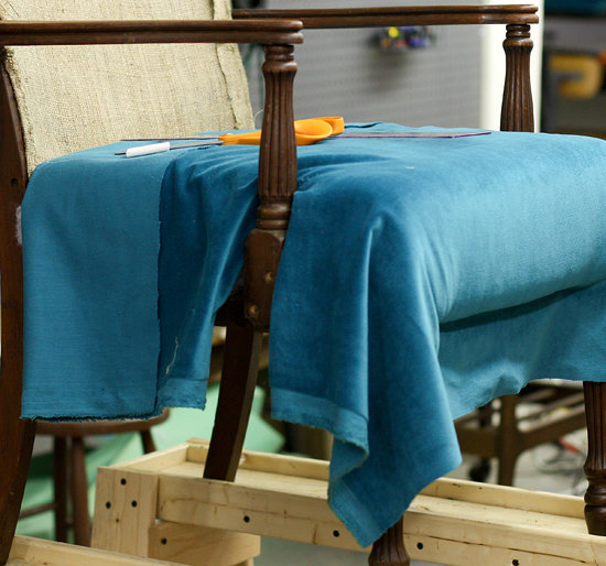 Peinture décor accoudoirs