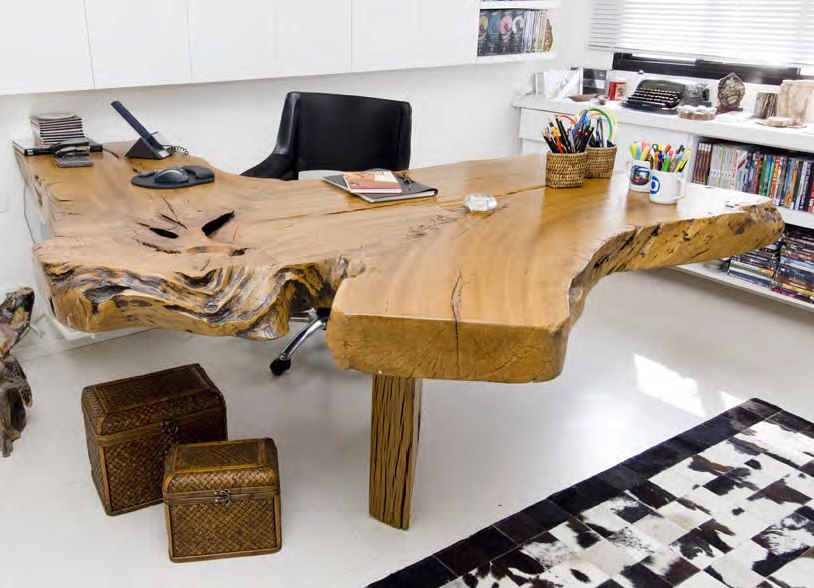 Meubles en bois avec des éléments de conception