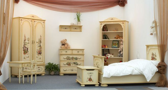 Chambre d'enfant de style provençal