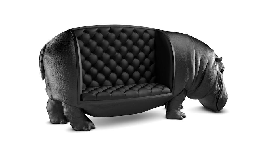 Canapé noir