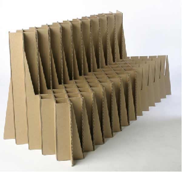 Canapé en carton